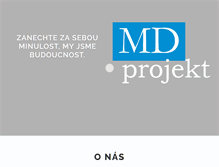 Tablet Screenshot of mdprojekt.cz